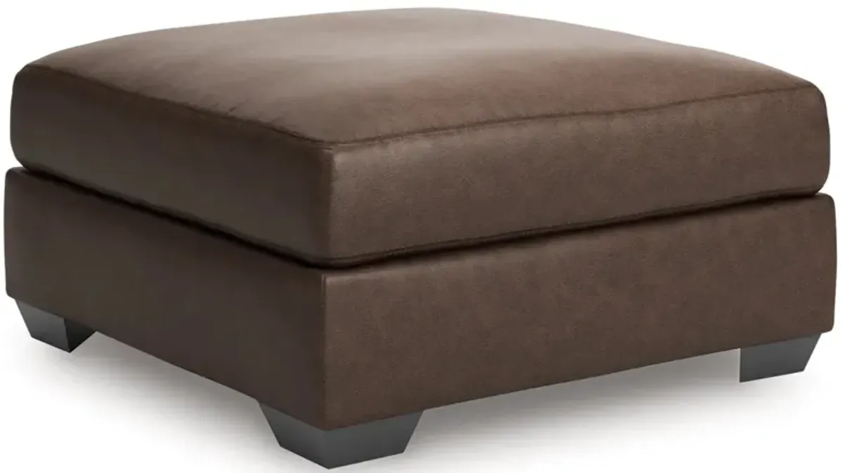 Whitlock Cocktail Ottoman in Umber