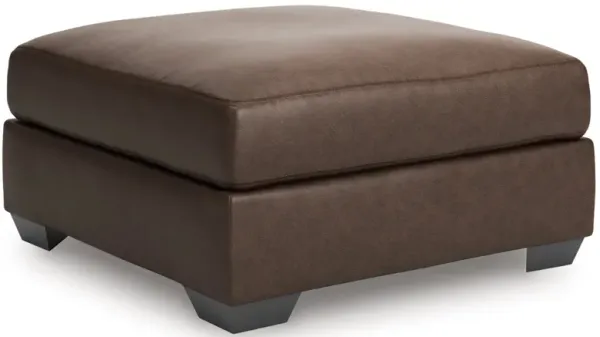 Whitlock Cocktail Ottoman in Umber