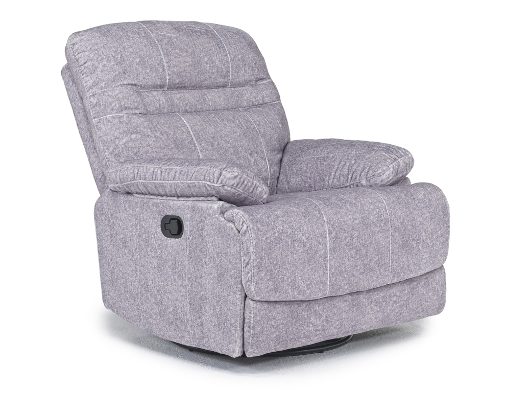 Roscoe Gliding Recliner in Forester Light Gray