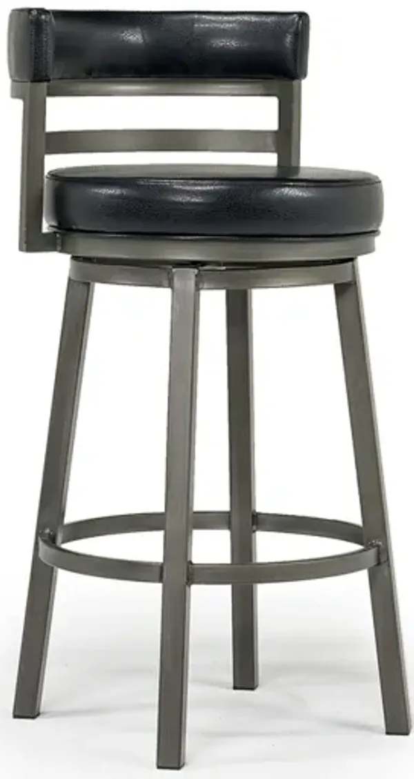 Madrid Barstool in Mineral & Black, Swivel