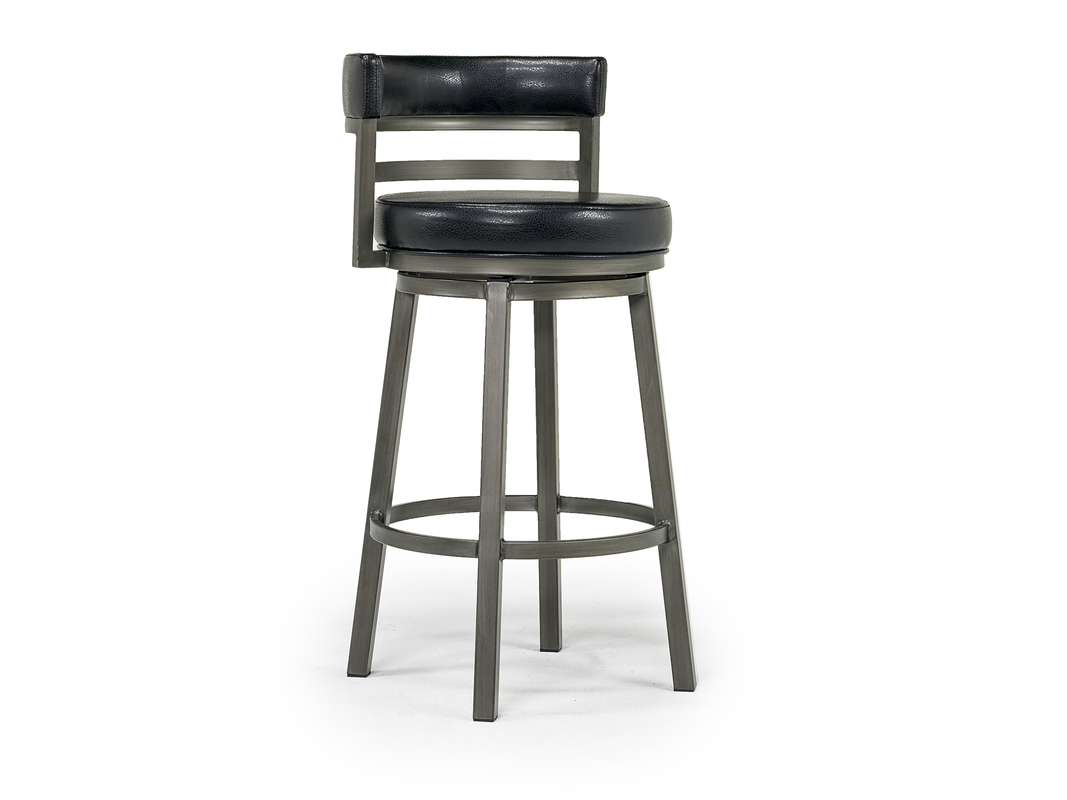 Madrid Barstool in Mineral & Black, Swivel