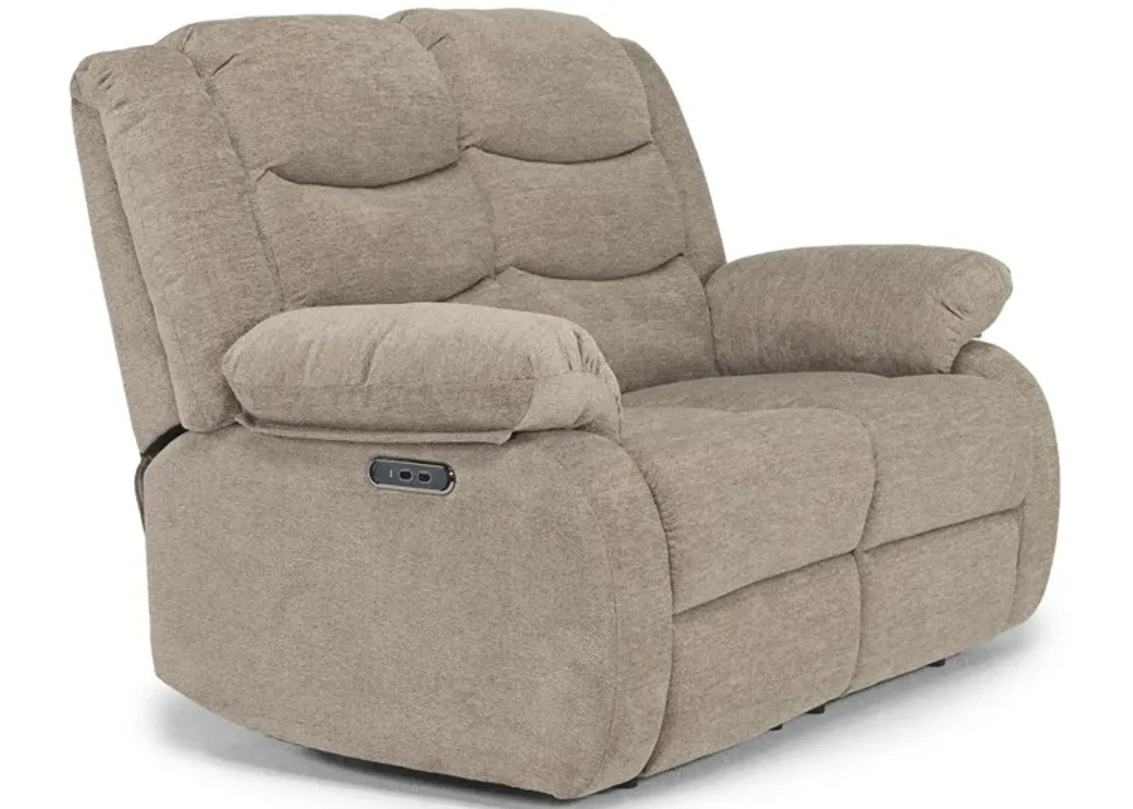 Kelsey Power Loveseat in Light Brown