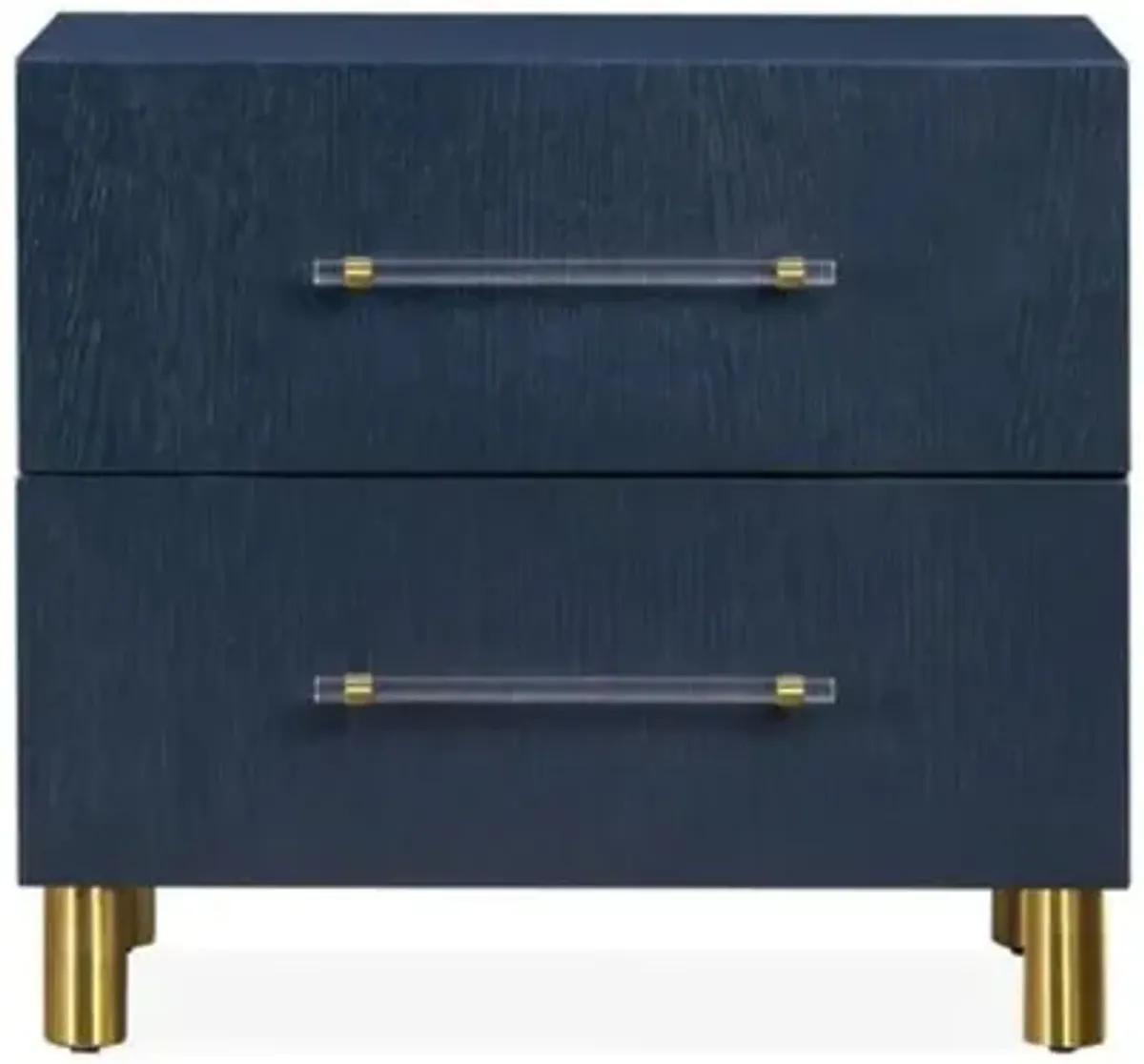 Argento Nightstand in Navy Blue