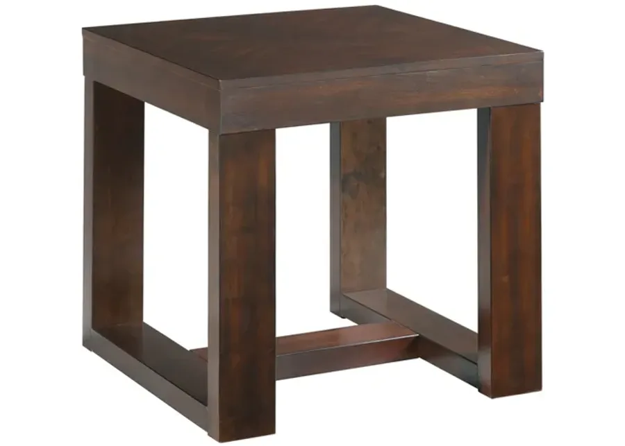 Drew End Table in Cherry