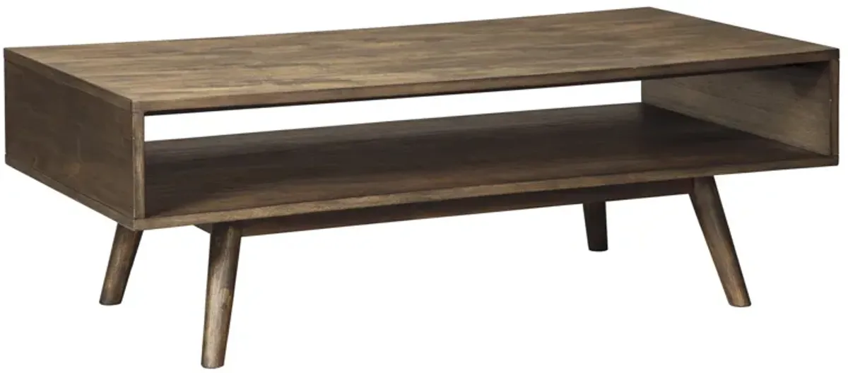 Kisper Coffee Table in Brown