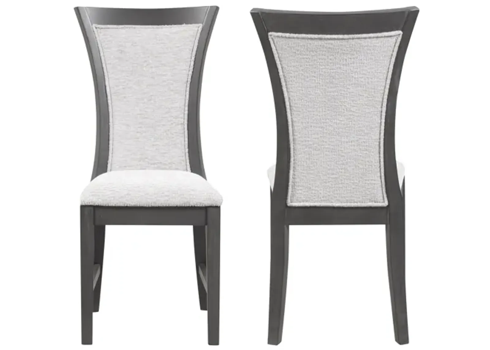 Flair Side Chairs in Gray, Set of 2