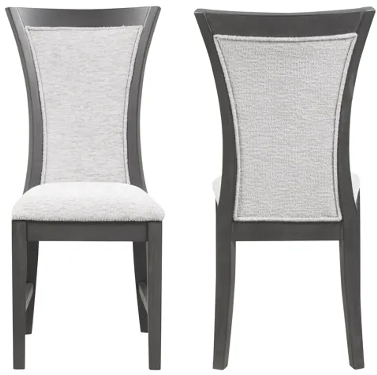 Flair Side Chairs in Gray, Set of 2