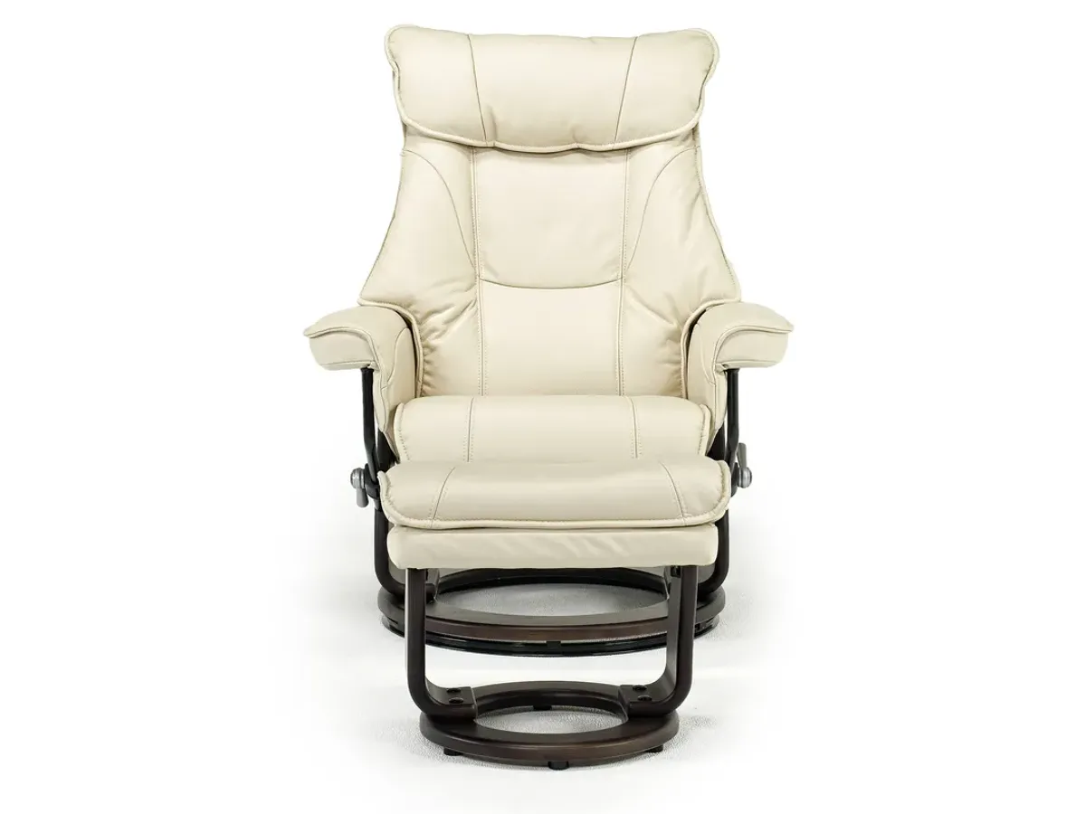 Benjamin Chair & Ottoman in Beige