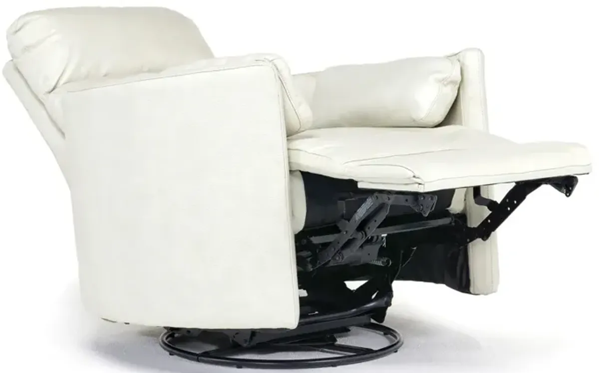 Radius Power Recliner in Ivory Leather