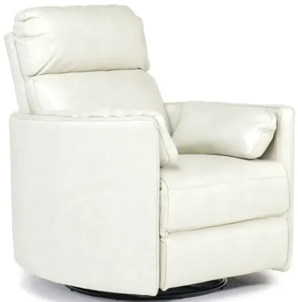 Radius Power Recliner in Ivory Leather
