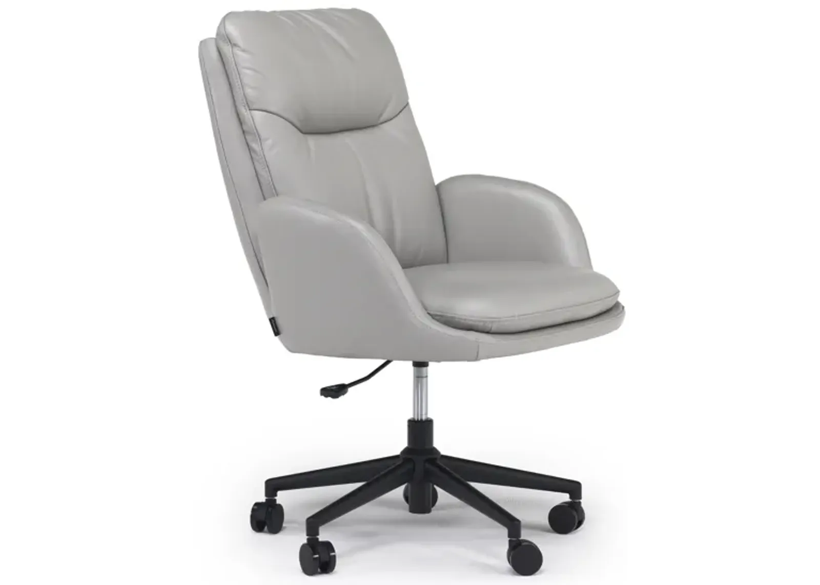 Blake Swivel Desk Chair in Light Gray