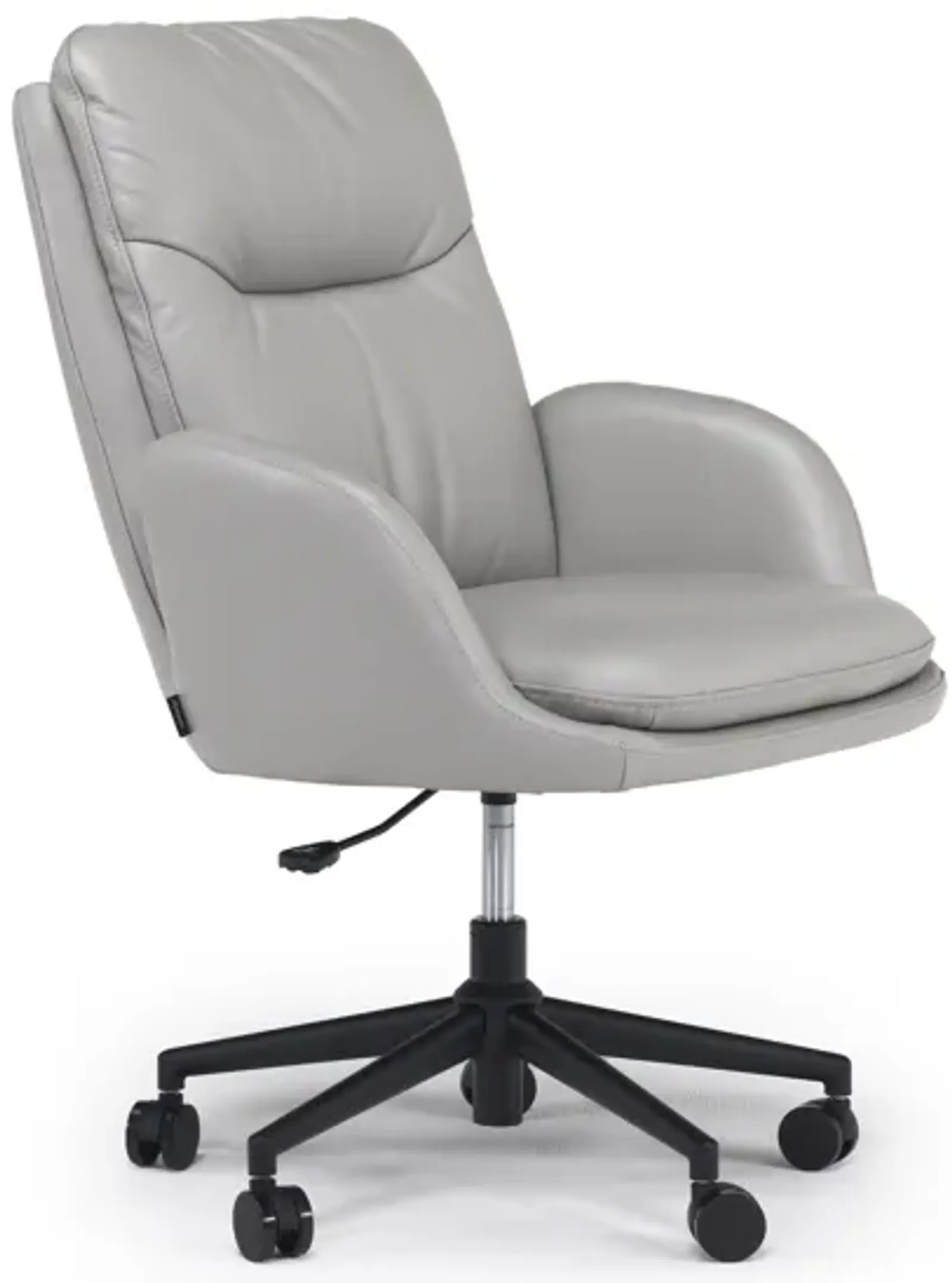 Blake Swivel Desk Chair in Light Gray