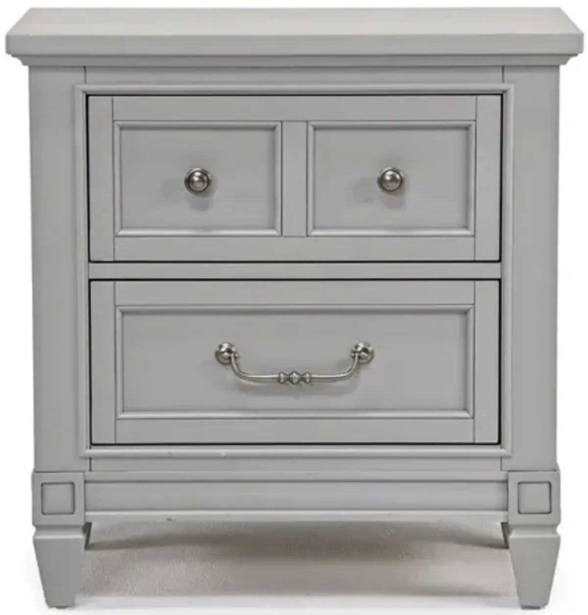 Willowbrook 2 Drawer Nightstand in Pebble