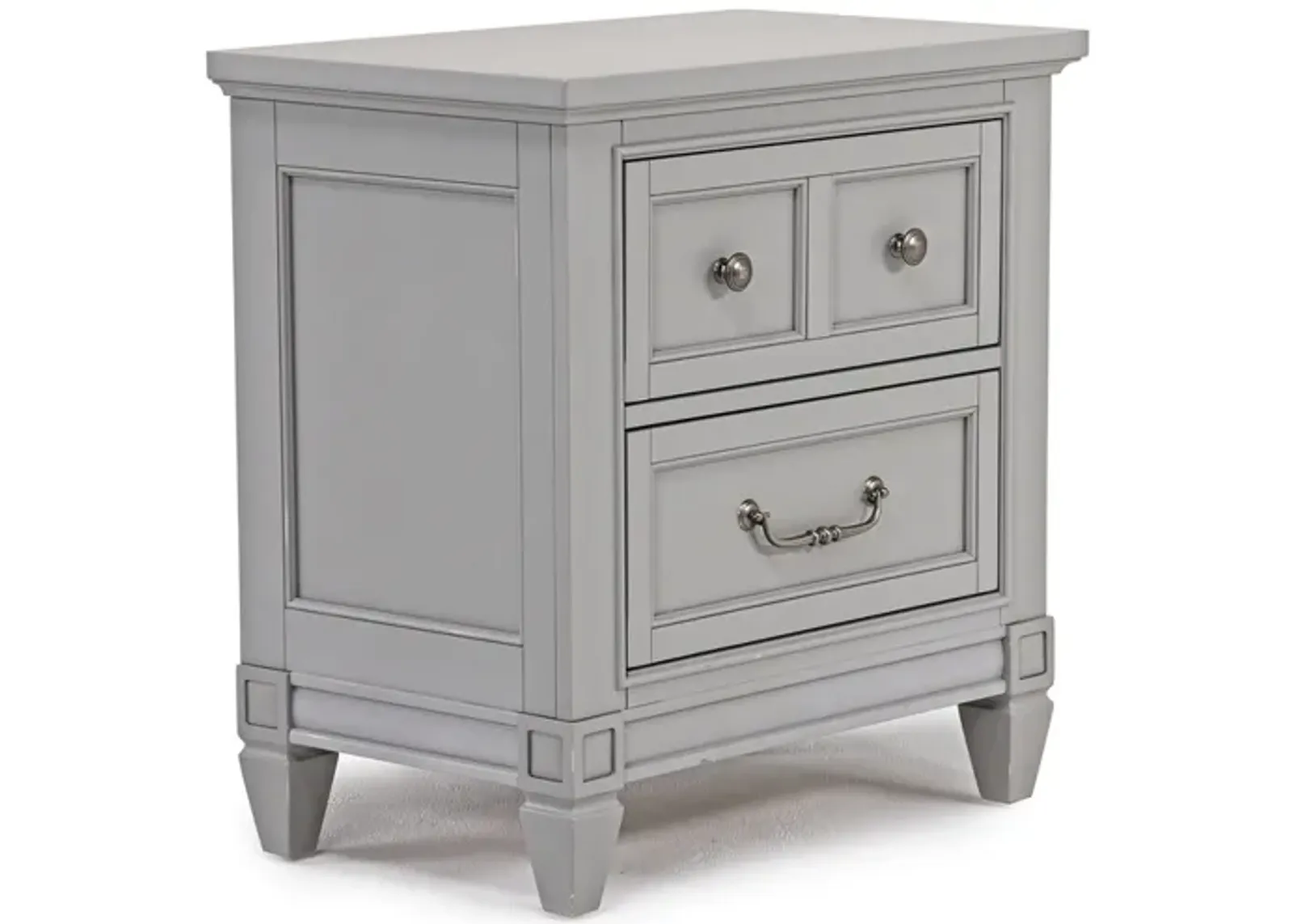 Willowbrook 2 Drawer Nightstand in Pebble