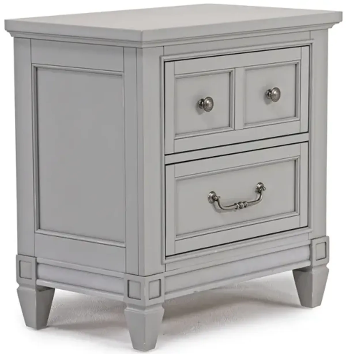 Willowbrook 2 Drawer Nightstand in Pebble