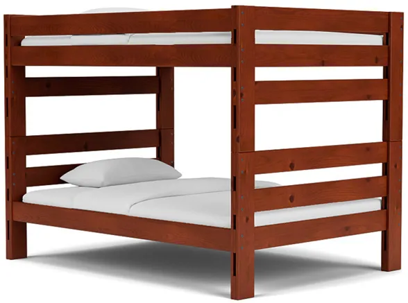 Young Pioneer Bunk Bed in Cinnamon, Full