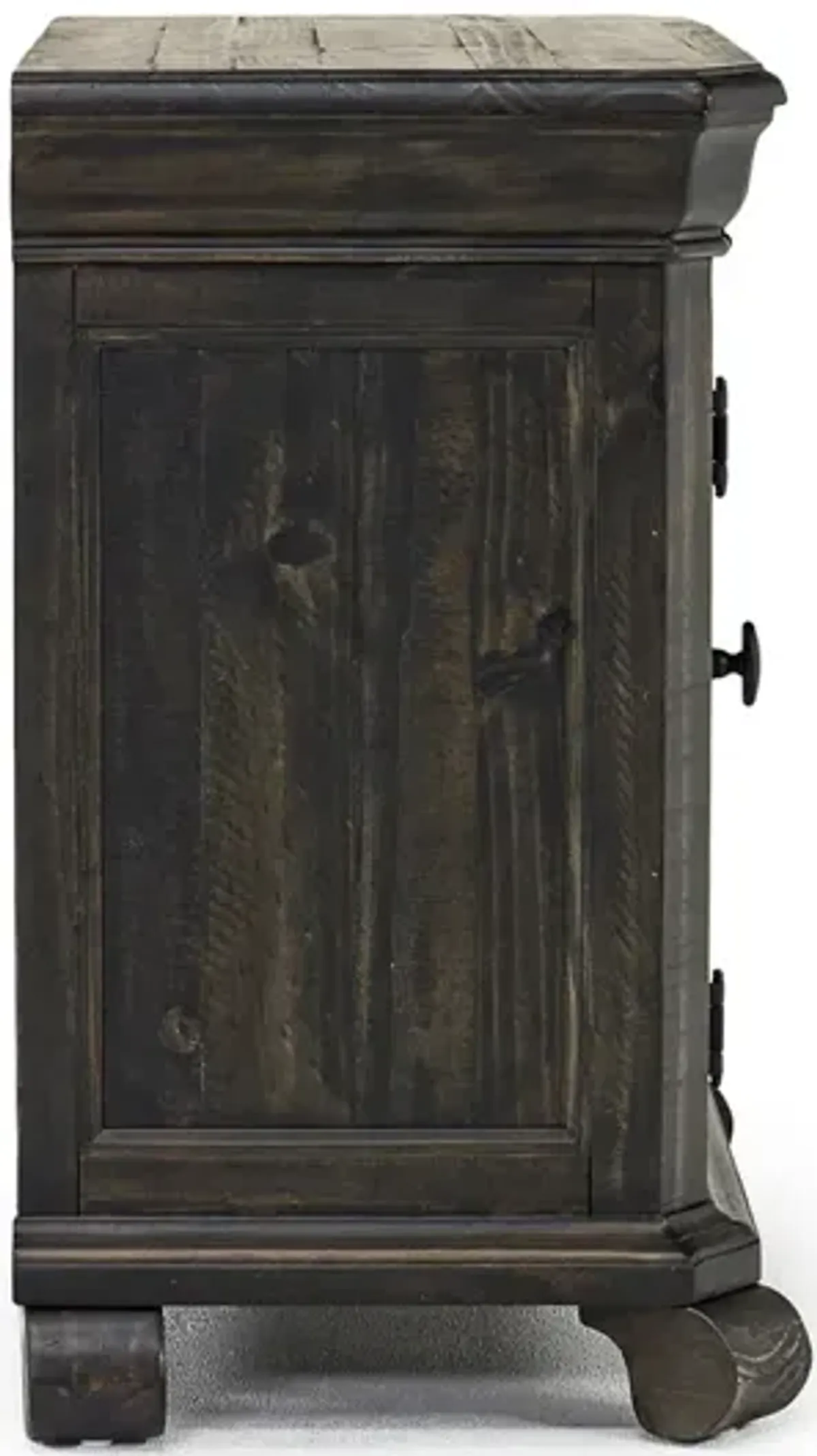 Bellamy 2 Door Nightstand in Charcoal