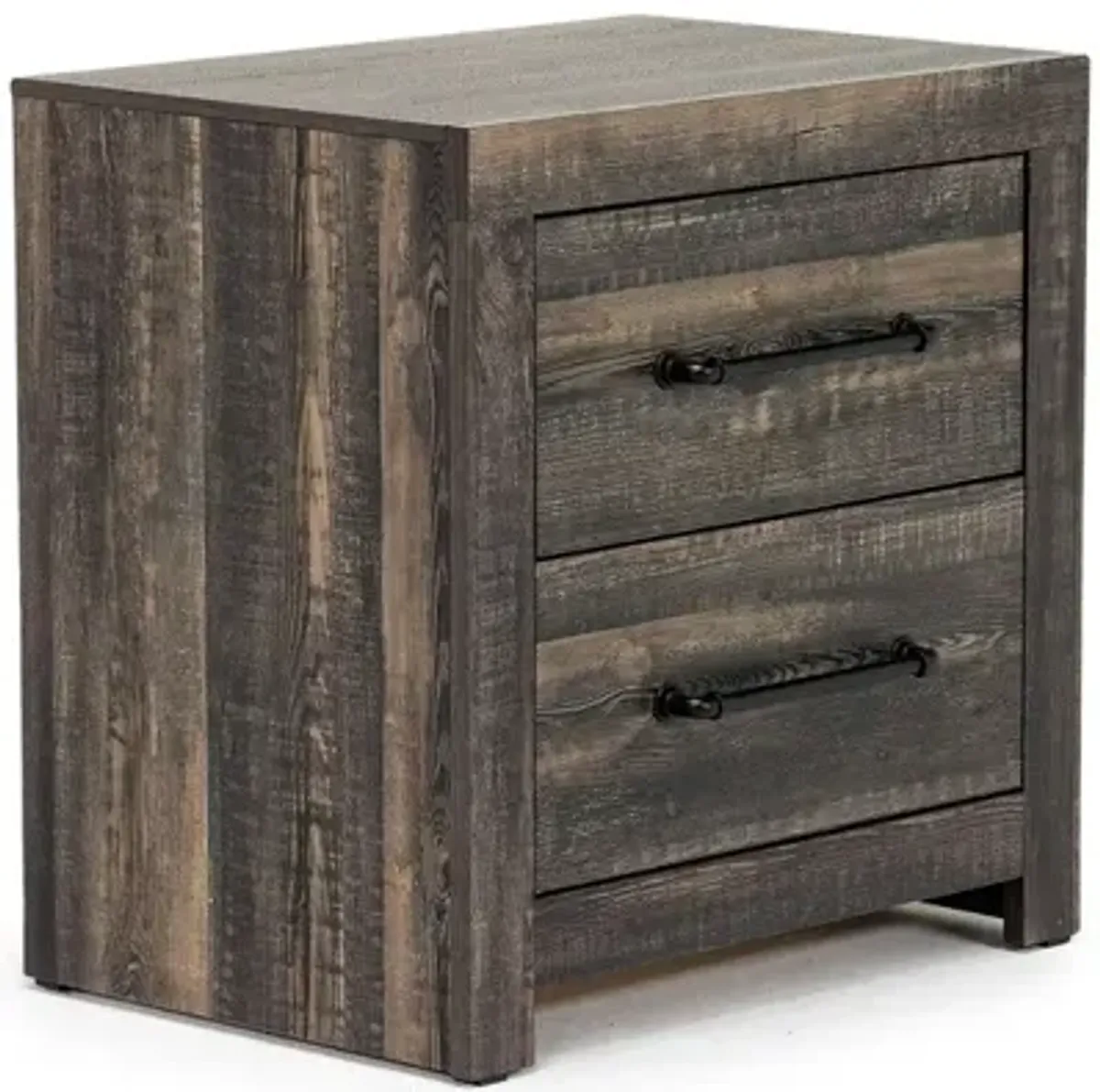 Dallas Nightstand in Brown Butcher Block 