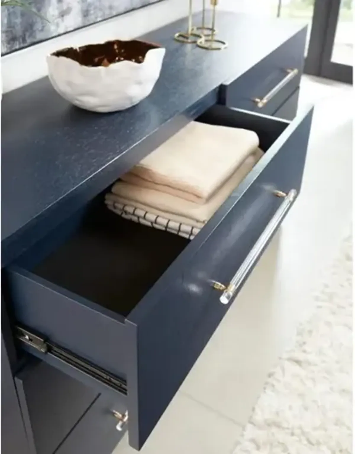 Argento Dresser in Navy Blue