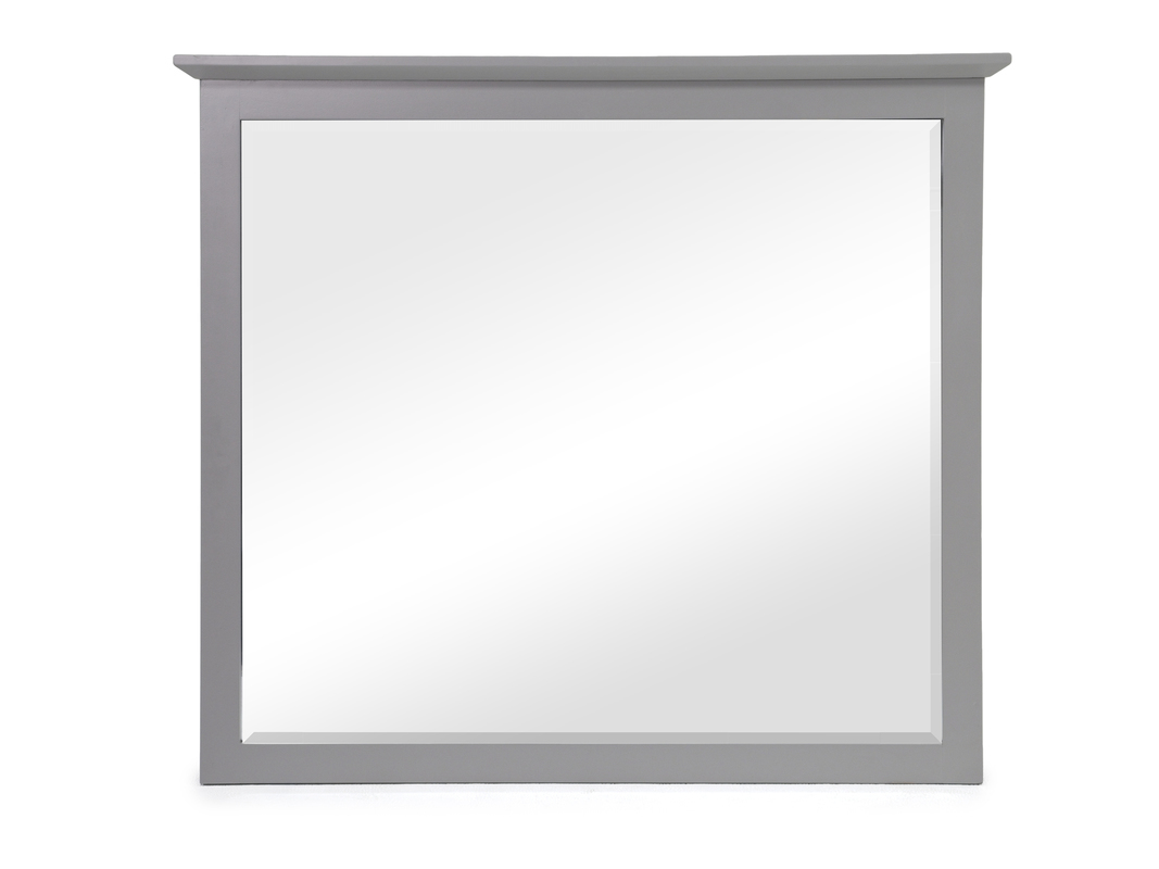 Grace Mirror in Elephant Gray