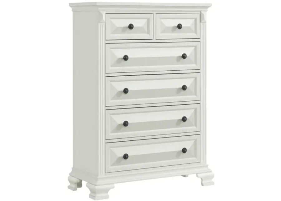 Bridgestone Chest in White