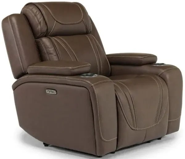 Max Power Recliner in Aline Timber Leather