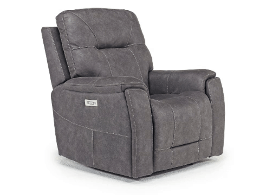 Kingston 3 Power Recliner in Steel Gray