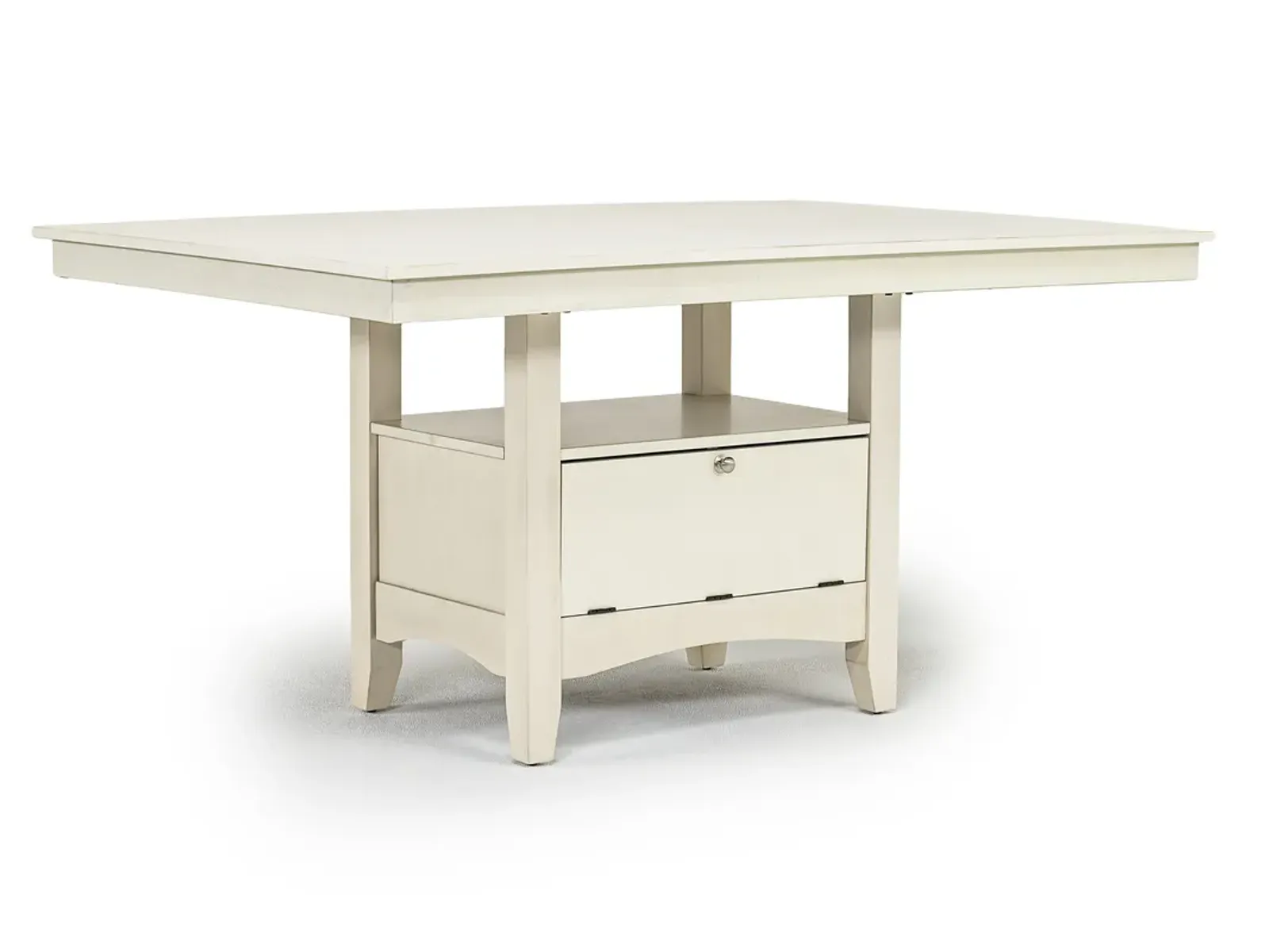 Miami Adjustable Dining Table in White