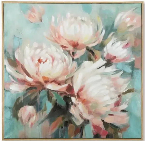 Parryville Wall Art in Aqua/Pink