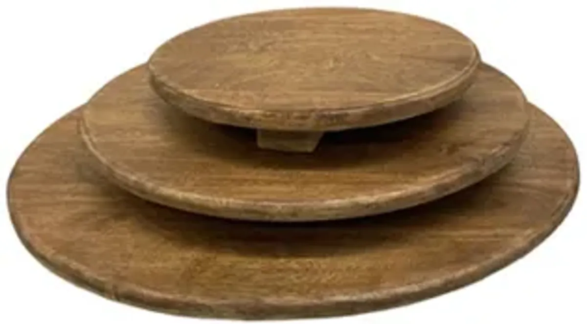 Kaidler Tray in Honey Brown, Set of 3