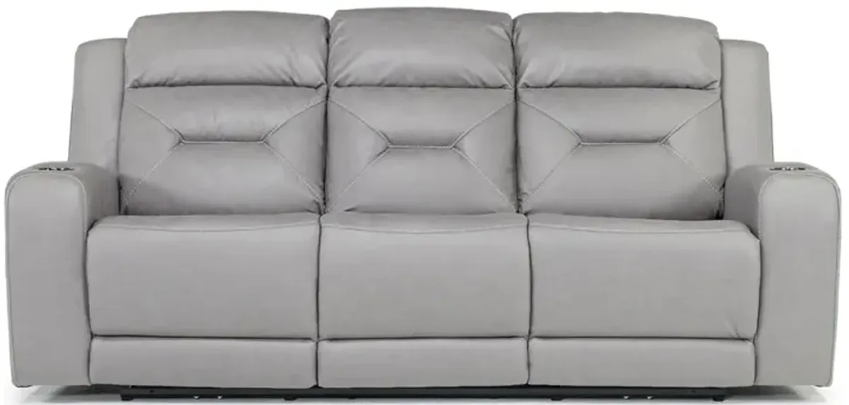 Tahoe 2 Power Sofa in Light Gray