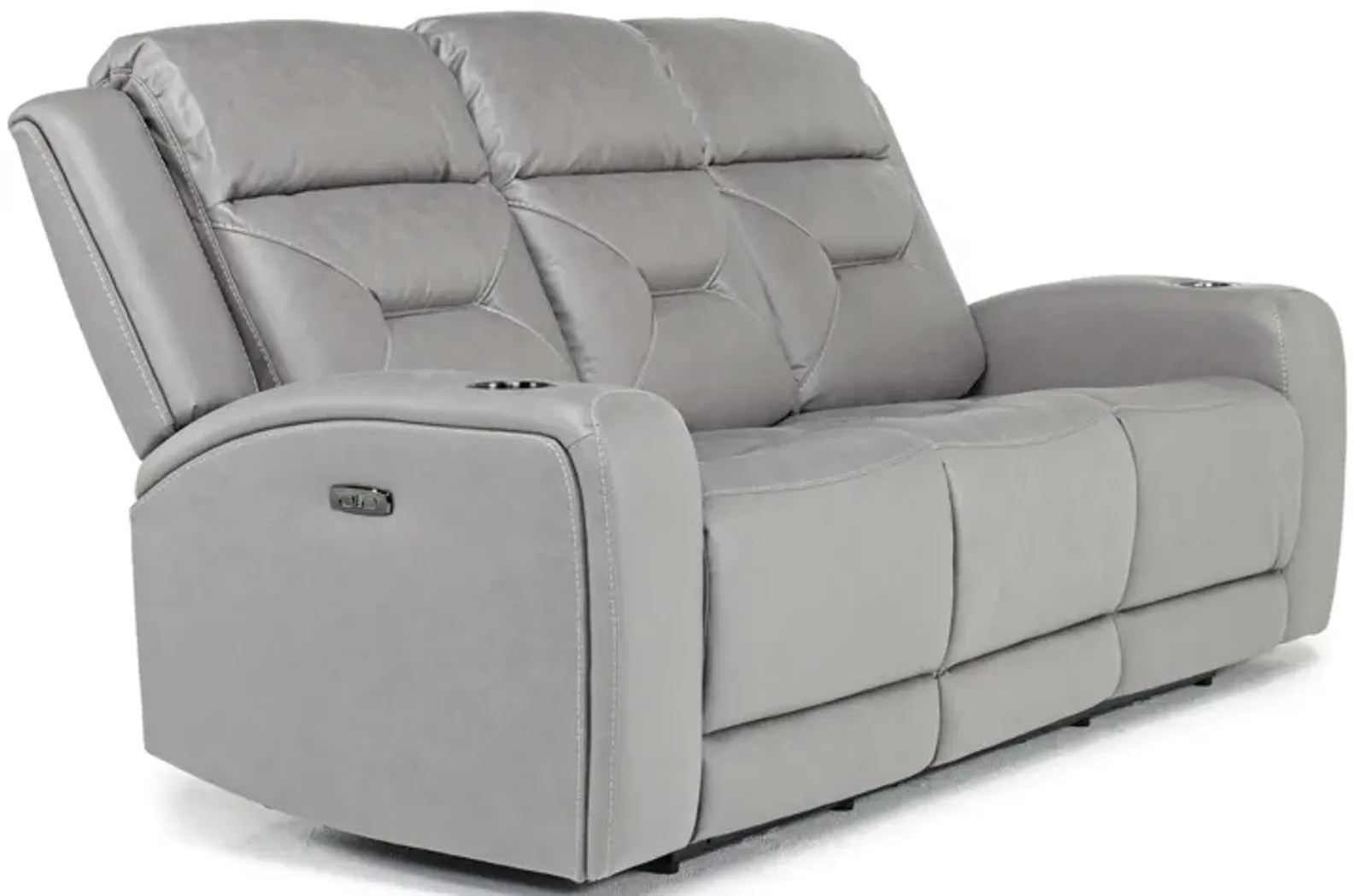 Tahoe 2 Power Sofa in Light Gray