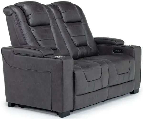 Cody 2 Power Loveseat in Gray