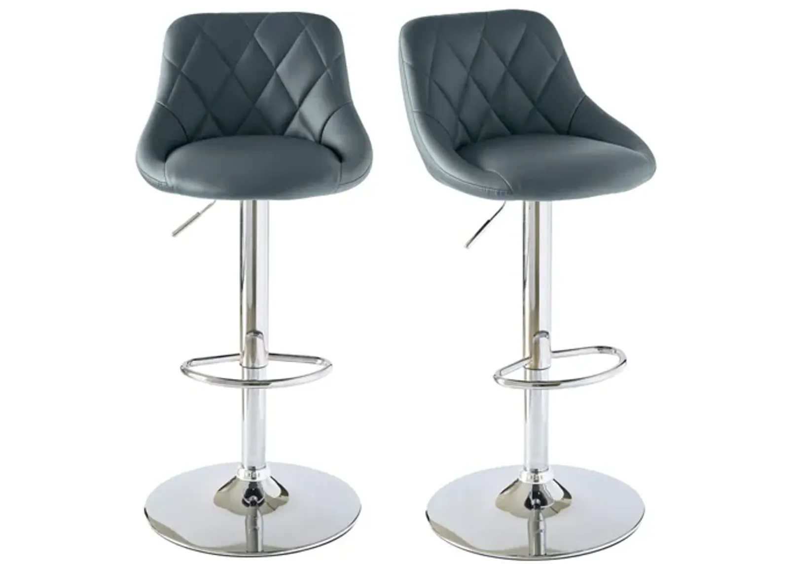 Baltimore Barstool in Gray, Set of 2