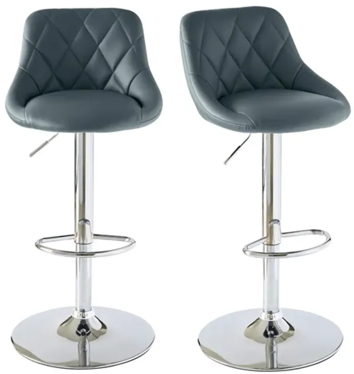 Baltimore Barstool in Gray, Set of 2