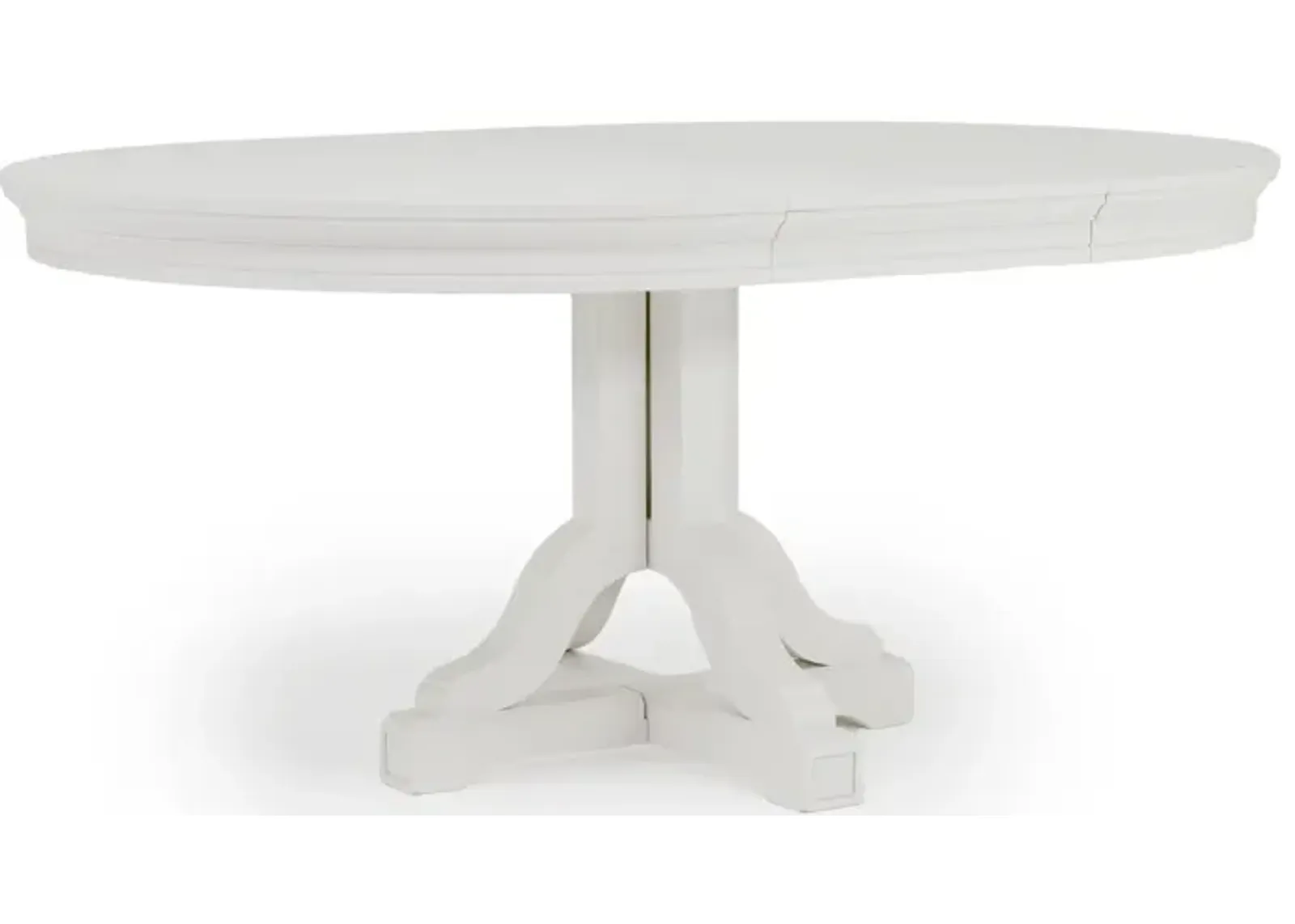 Willowbrook Round Dining Table in Egg Shell White