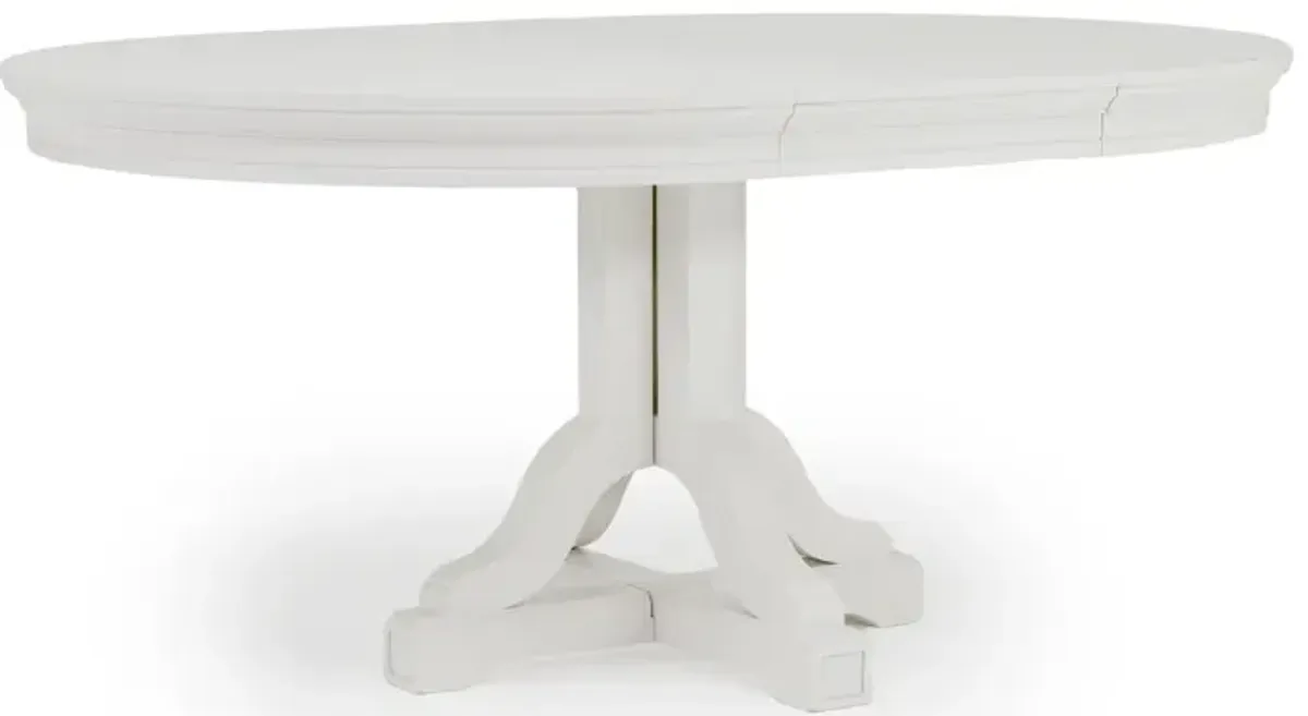 Willowbrook Round Dining Table in Egg Shell White