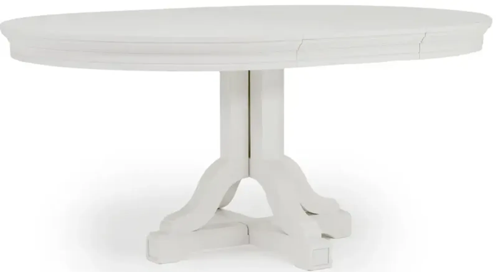 Willowbrook Round Dining Table in Egg Shell White