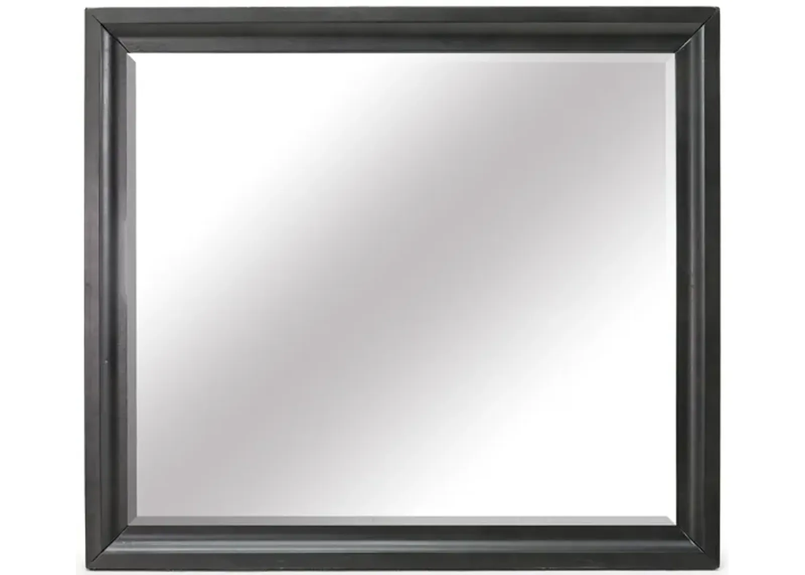 Andes Mirror in Charcoal