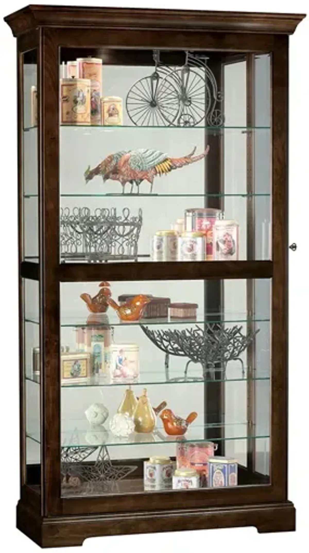 Tyler Curio Cabinet in Espresso