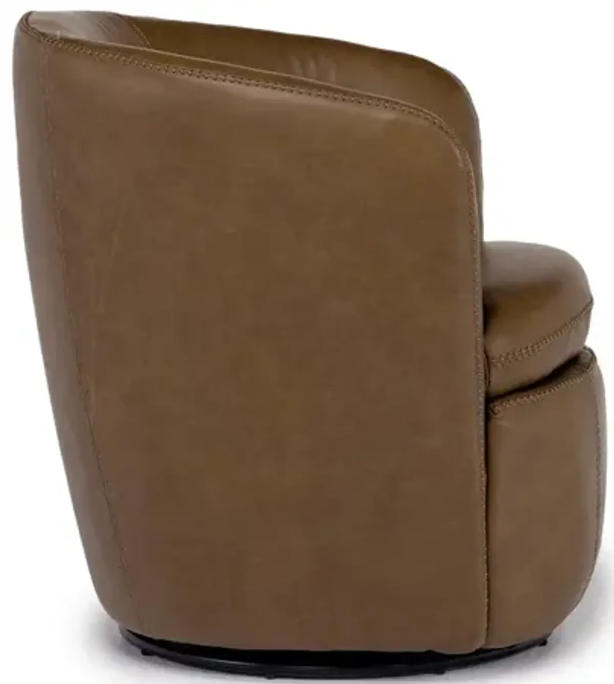 Kierreys Swivel Chair in Caramel