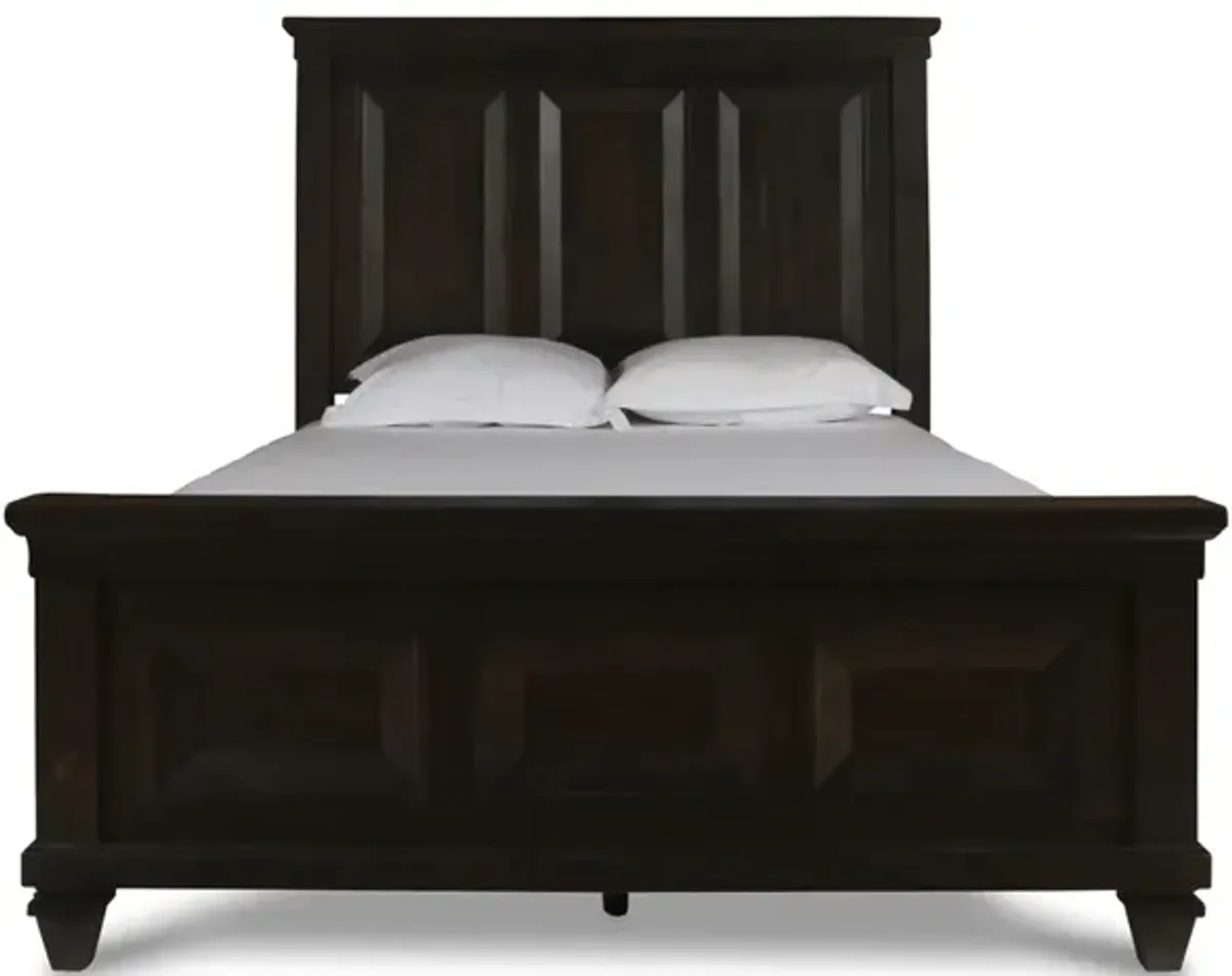 Sevilla Panel Bed in Walnut, Eastern King
