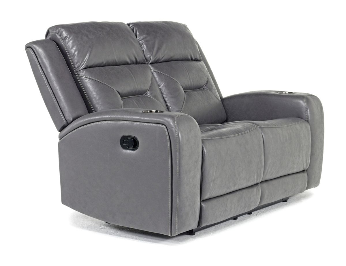 Tahoe Reclining Loveseat in Charcoal