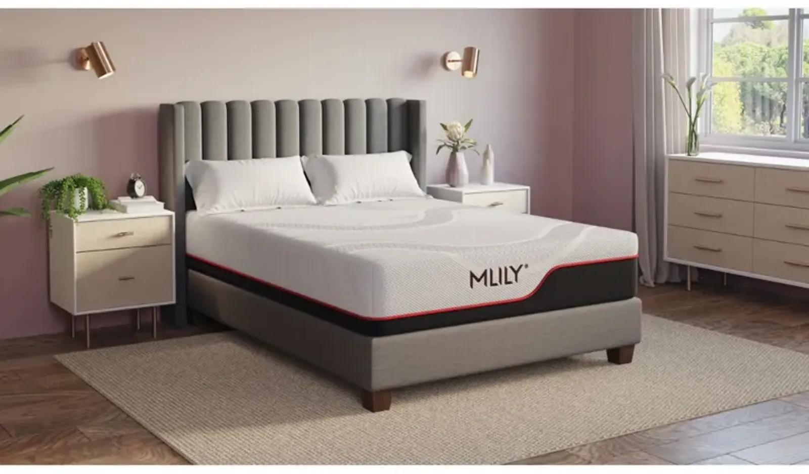 Mlily 12 Inch Matrix Dream Mattress, CA King