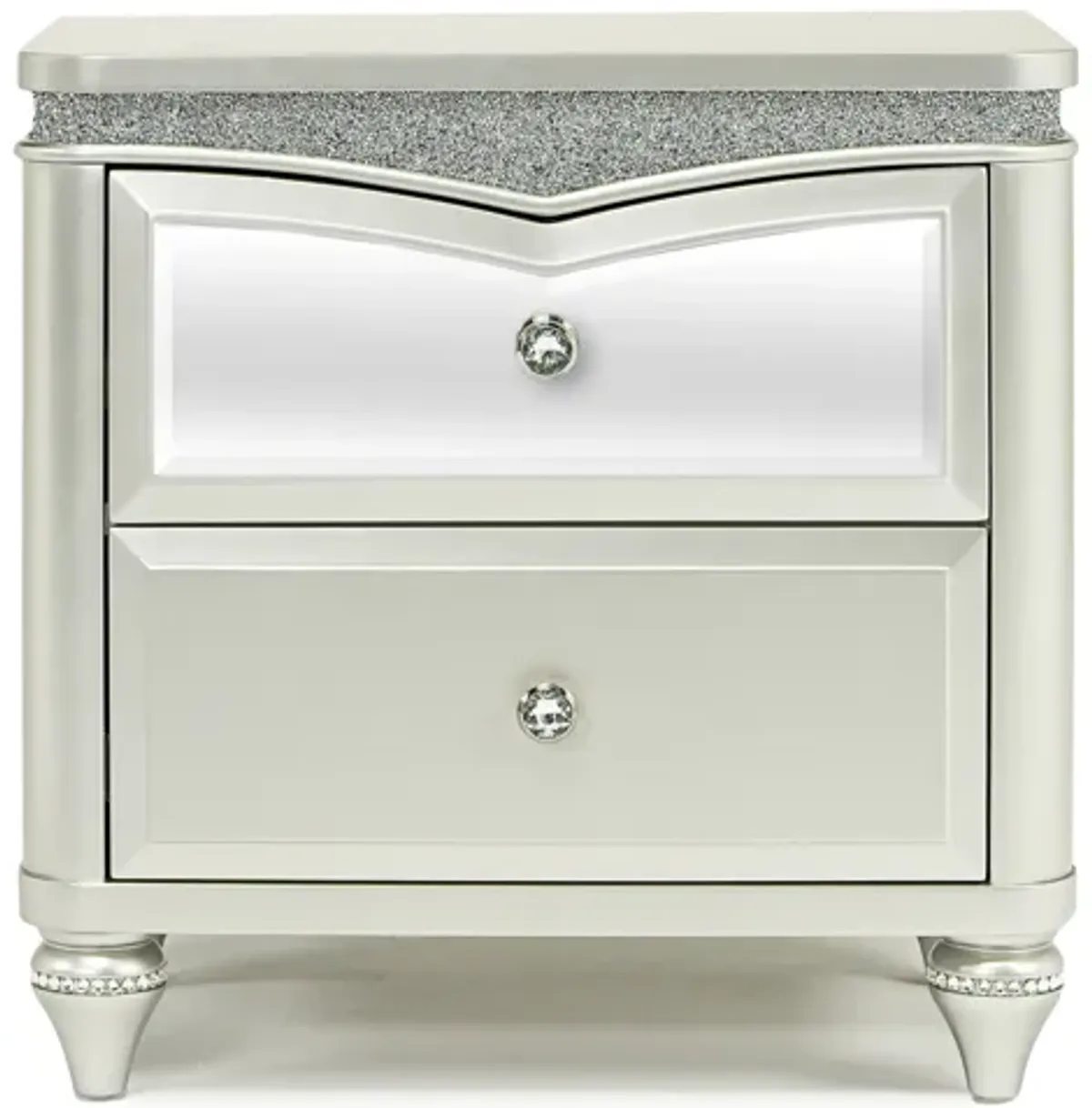 Glendale Nightstand in Platinum