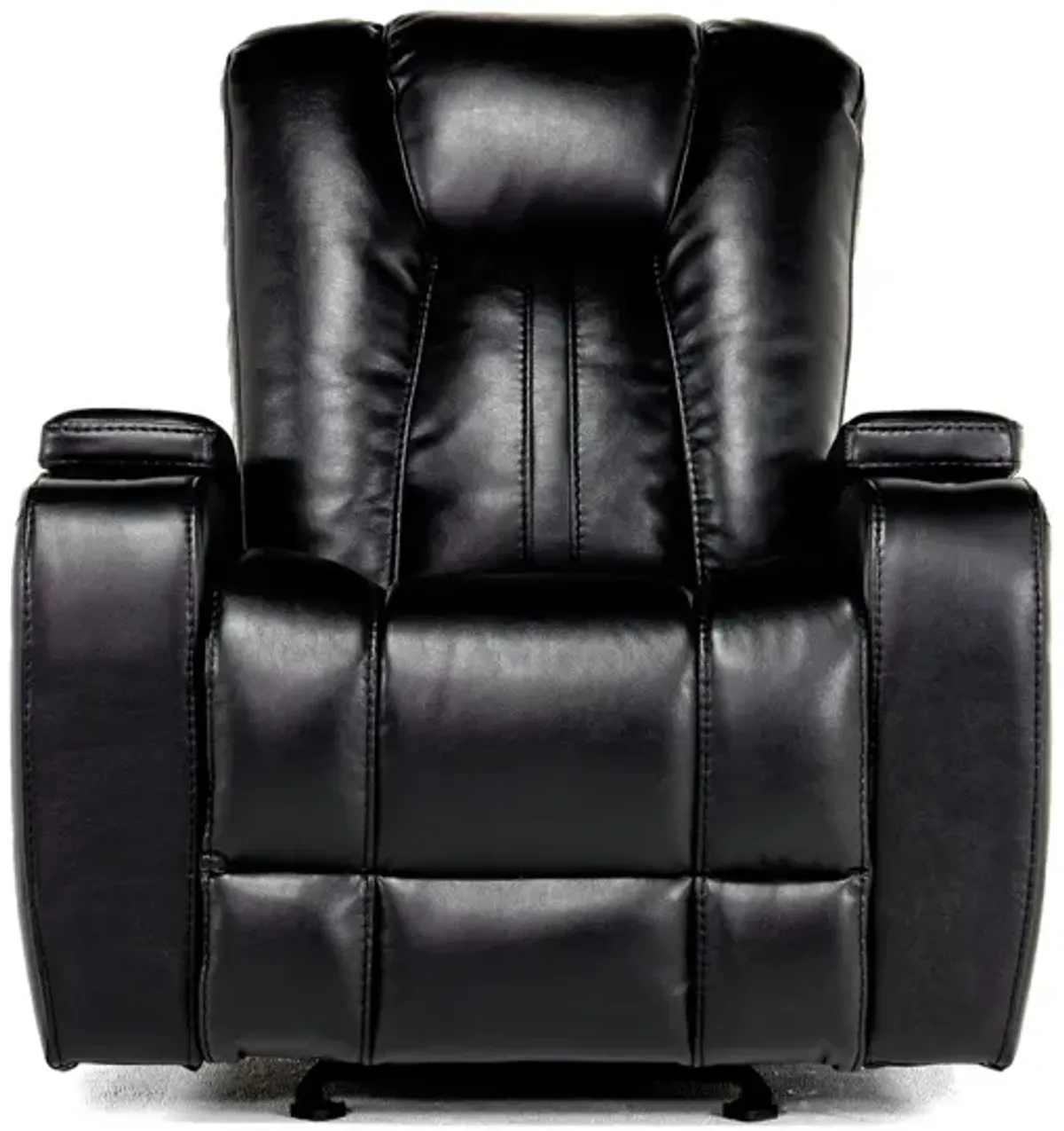 Vega Gliding Recliner in Black