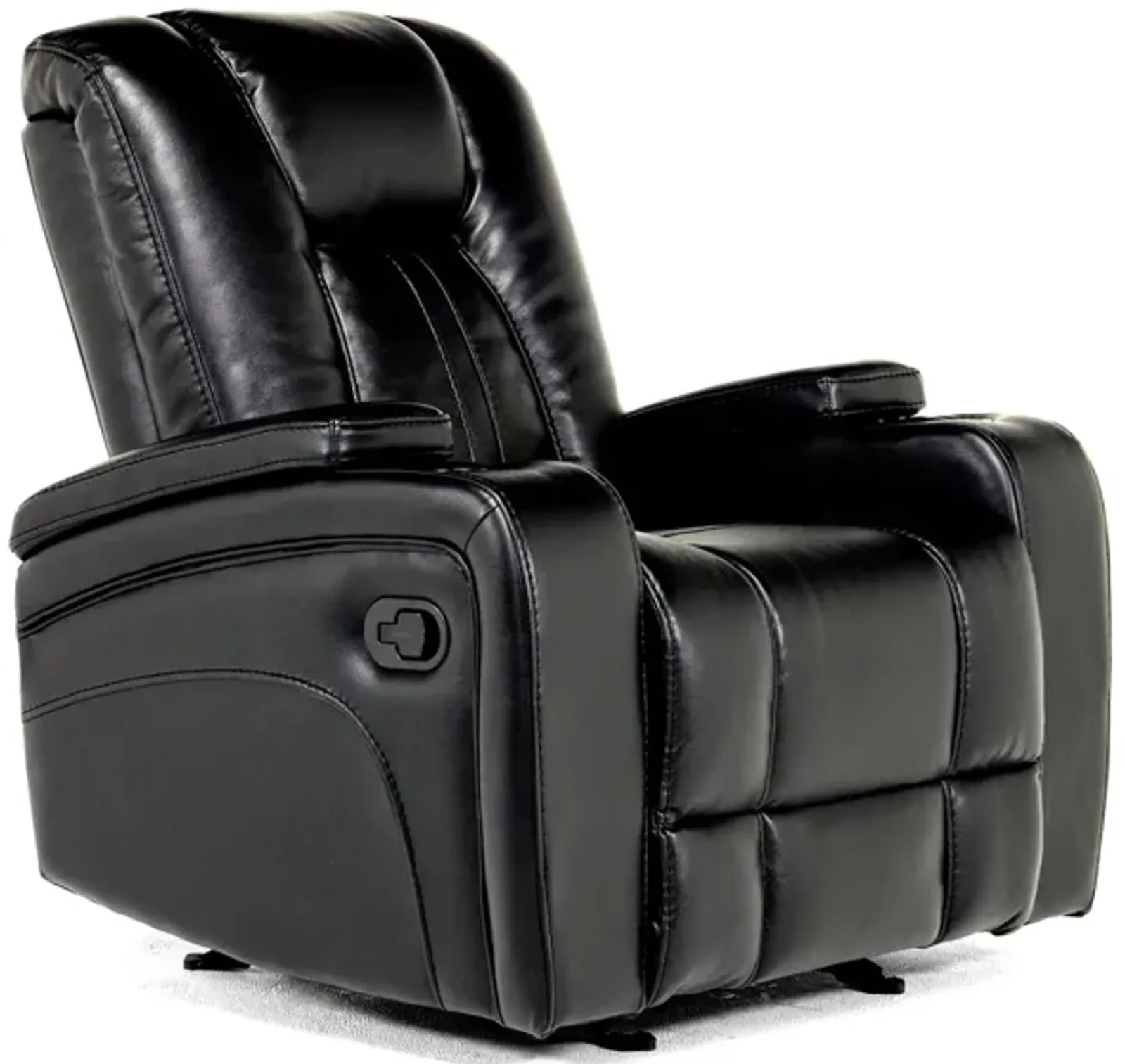 Vega Gliding Recliner in Black