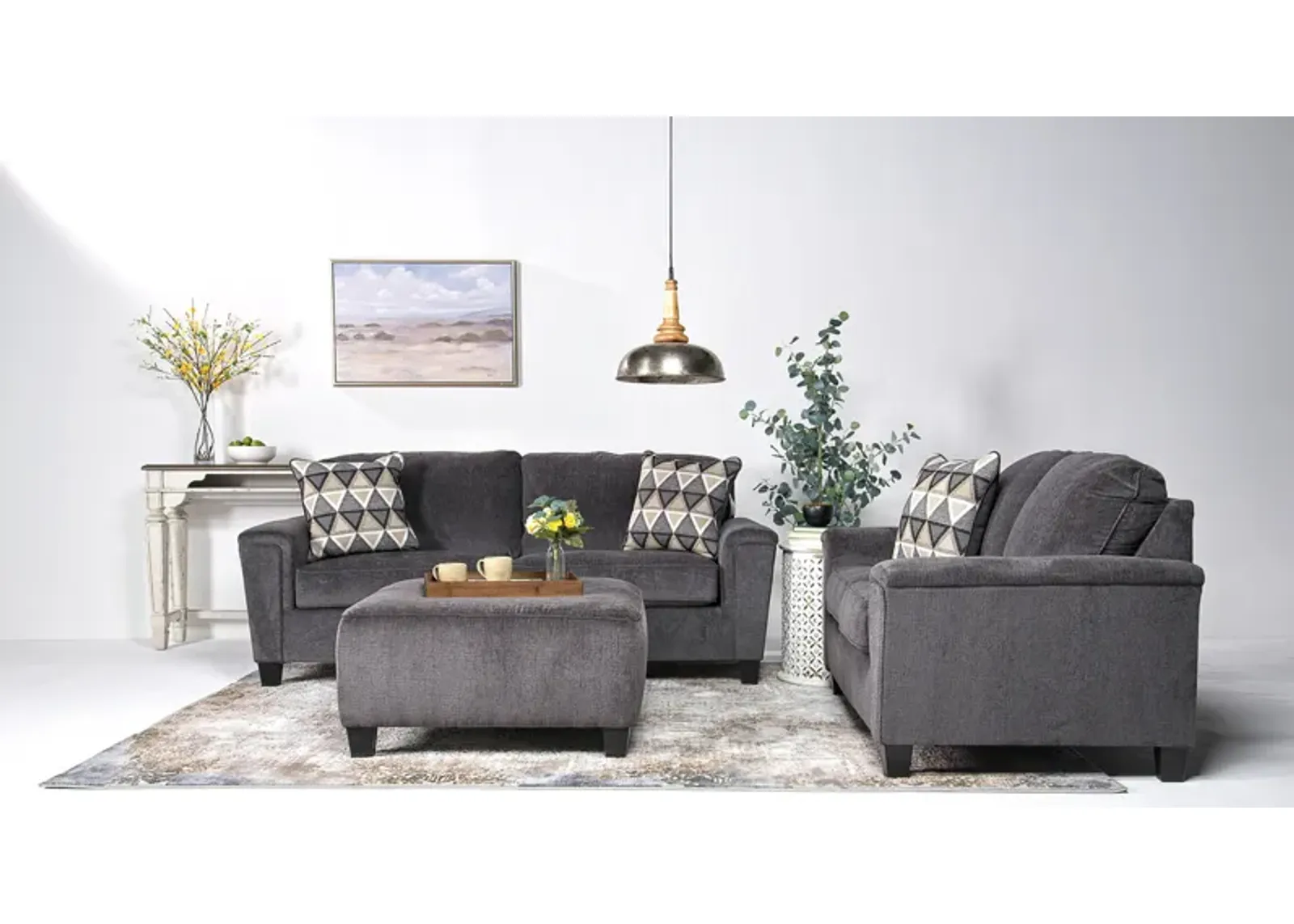 Abinger Sofa & Loveseat in Smoke