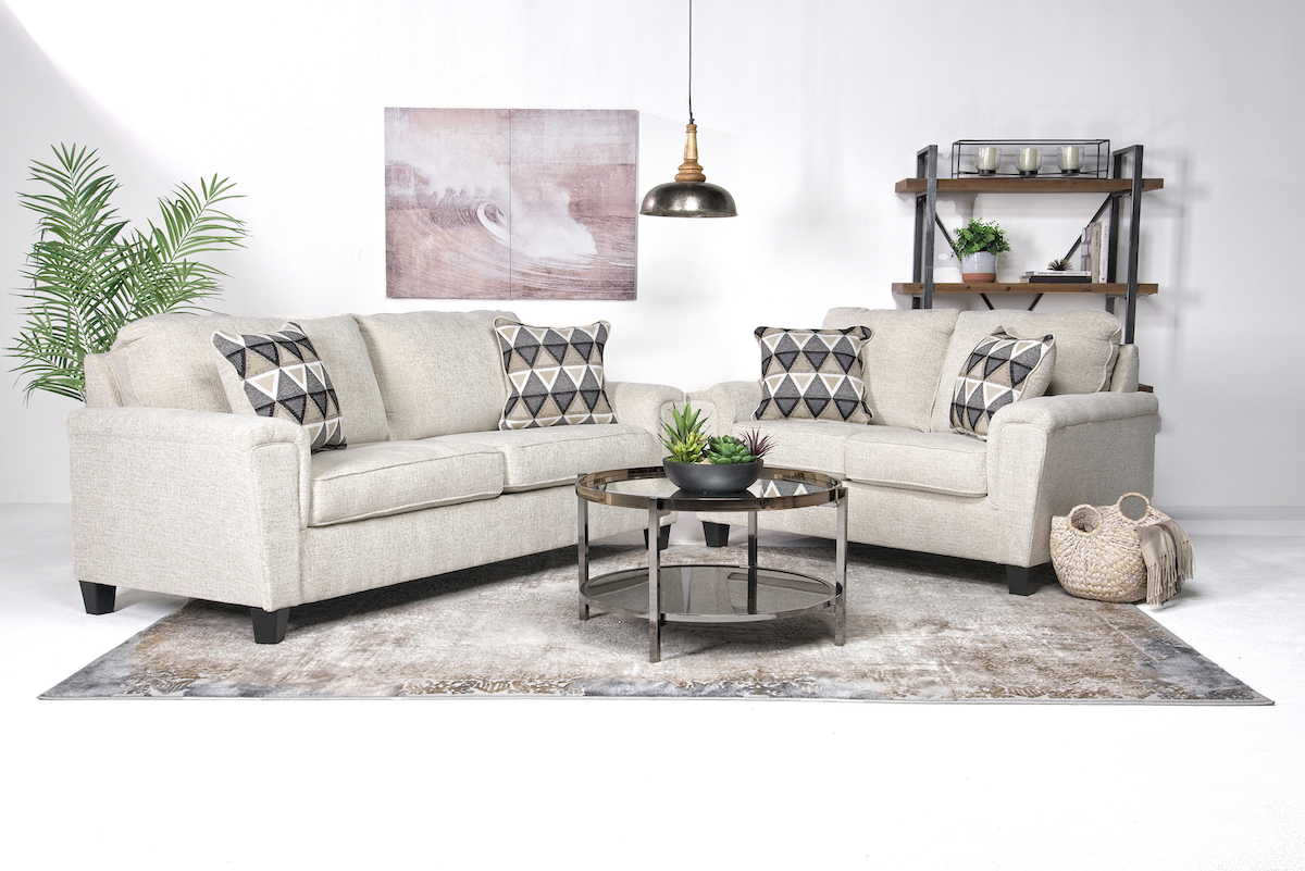 Abinger Sofa & Loveseat in Natural