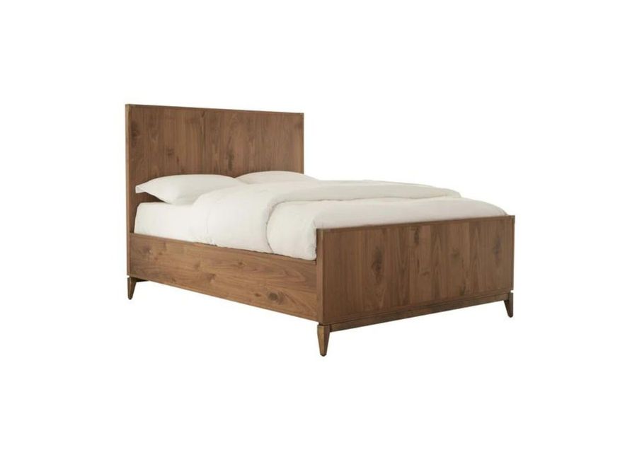 Adler Panel Bed in Natural Walnut, Full